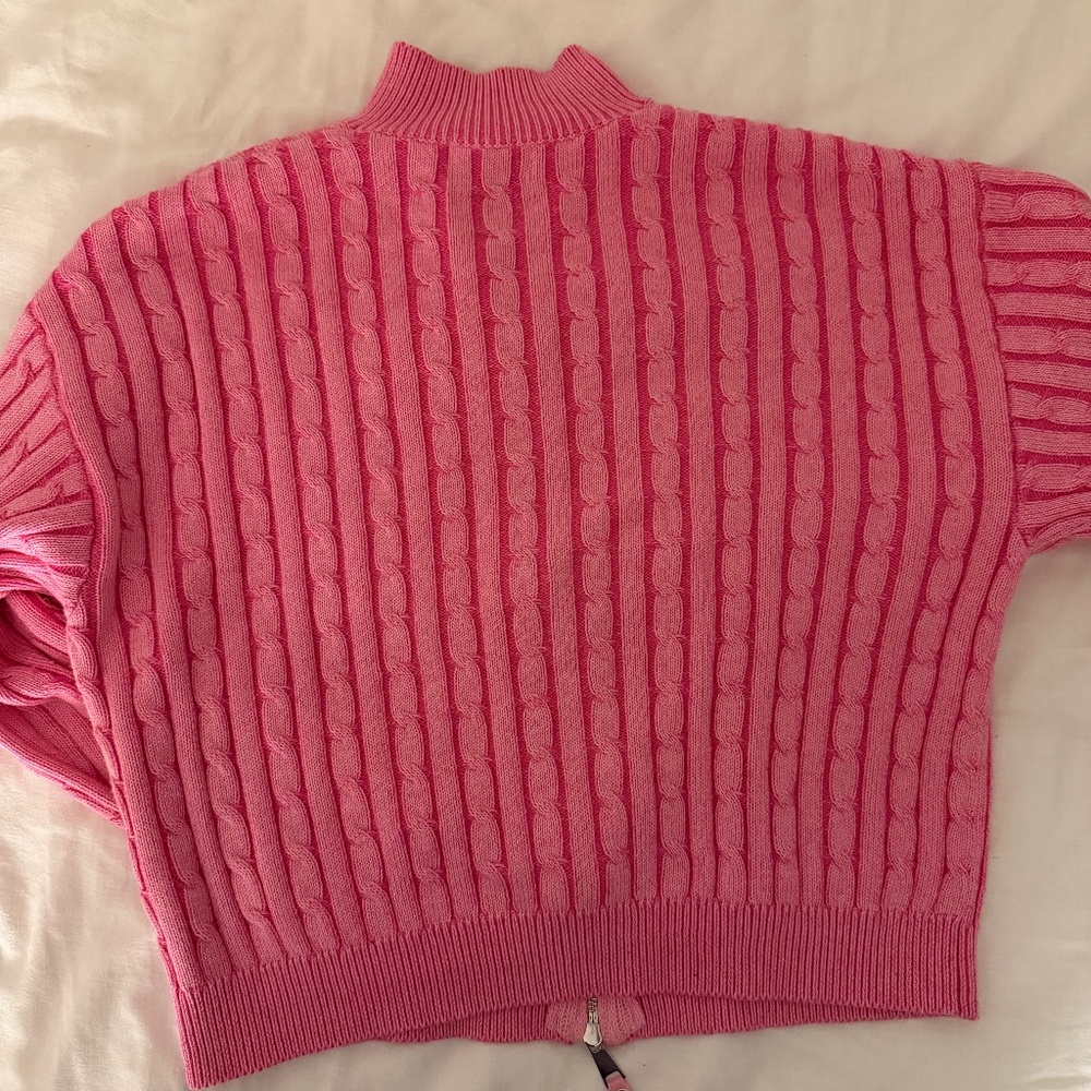 Frankie’s bikinis bea zip up sweater - Picture 4 of 4